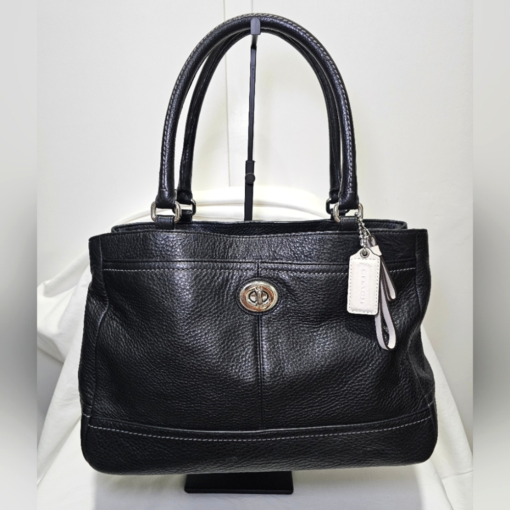 Coach Park Pebbled Leather Carryall